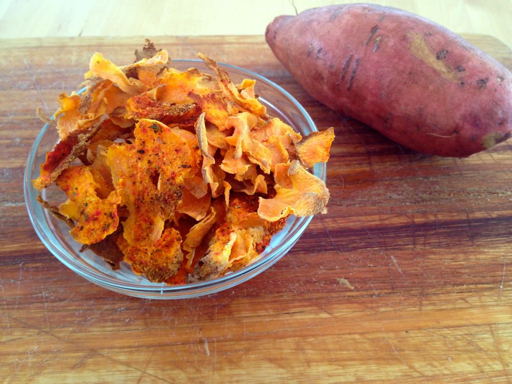 Sweet potato chips