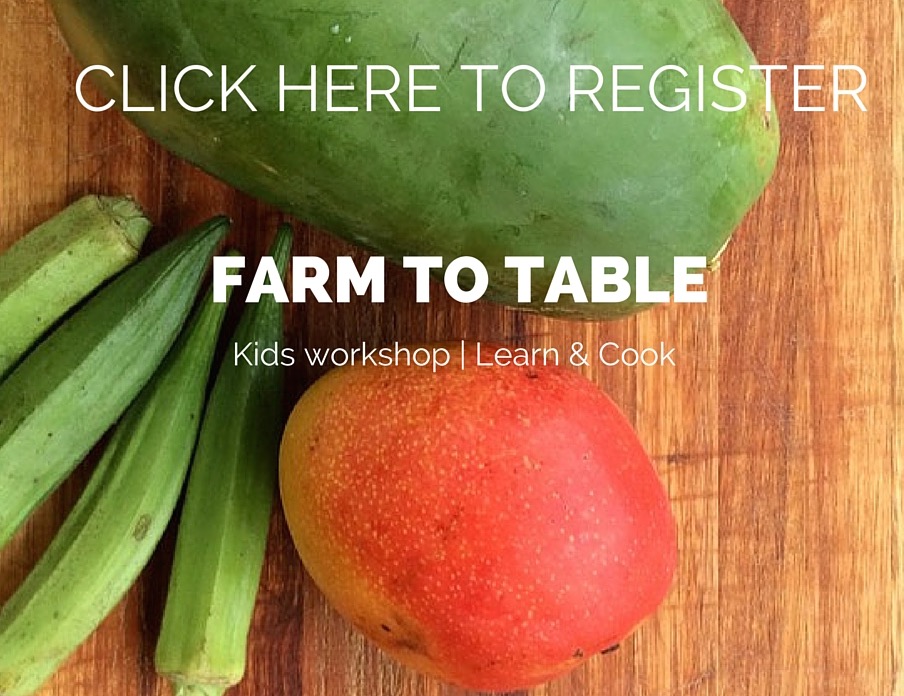 Farm to Table workshops: click to register