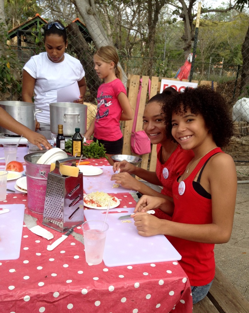 Over 200 kids joined us for a cooking workshop at the zoo
